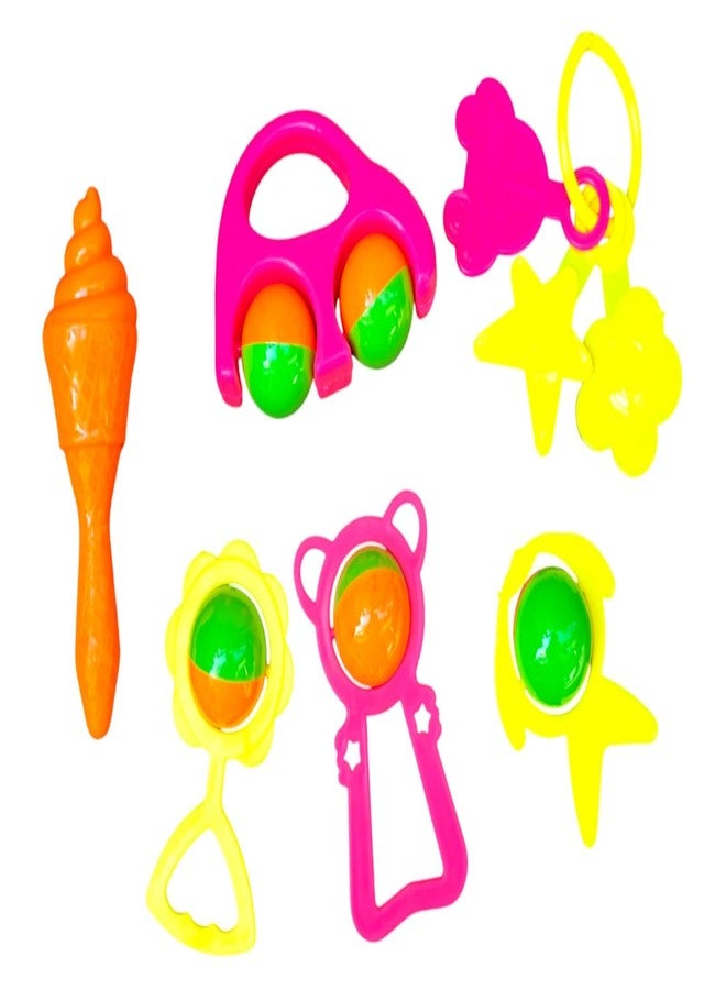 JNiL Baby Rattles Toys Set, Infant Grab Shake Rattle, Sensory Teether, Babies Development Learning Music Toy, Newborn Birthday Toys, Multicolor - Image 2